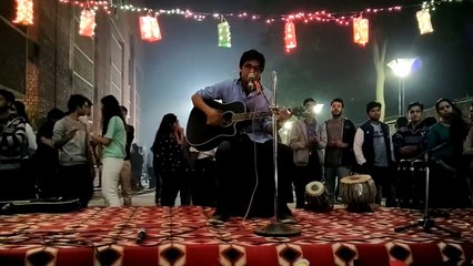 Night of Melodies_ Deepak Rawat’s Guitar Magic at College Annual Day