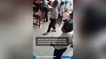 Sebuah video aksi perundungan atau bullying terhadap siswa SMP di Gowa, Sulawesi Selatan, viral di media sosial.