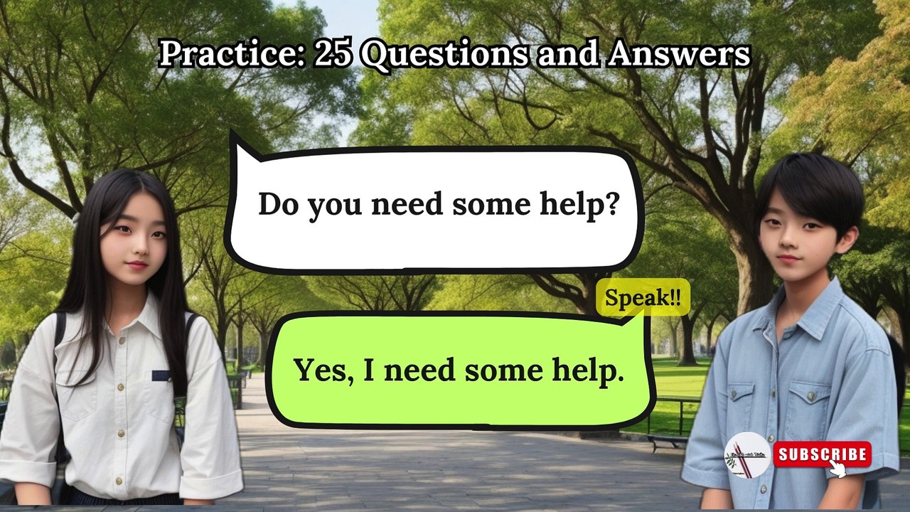 25 Q&A 425 Everyday English Questions and Answers: Practice Speaking for Beginners (PART 4) #conversation