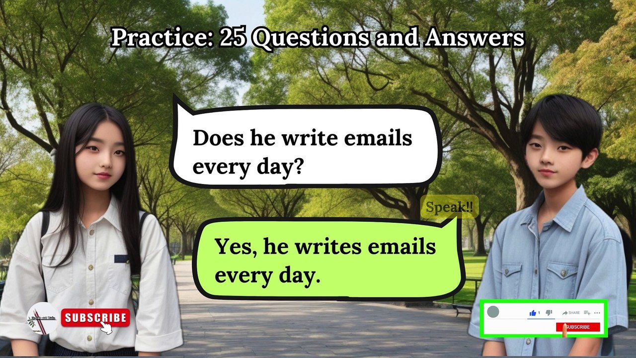 25 Everyday English Questions and Answers: Practice Speaking for Beginners (PART 5/Last) #conversation