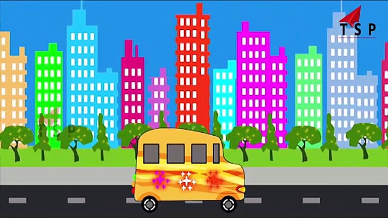 Wheels On The Bus Kids Rhymes | Educational Nursery Rhymes For Childrens | TSP Kids Rhymes