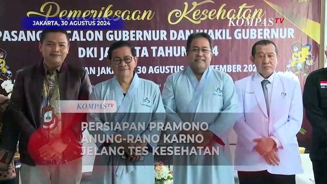 Persiapan Pramono Anung-Rano Karno Jelang Tes Kesehatan di RSUD Tarakan