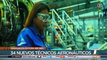 Se gradúan 34 nuevos técnicos aeronáuticos