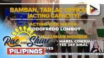 Mga opisyal na pansamantalang uupo sa Municipal Government ng Bamban, Tarlac, nanumpa na