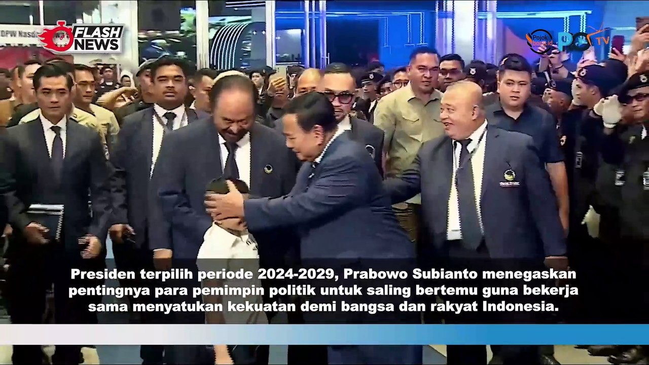 Prabowo Hadiri Kongres Partai Nasdem