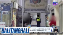 Dayuhang tinakbuhan daw ang pagbabayad sa sinakyang taxi, nagwala sa presinto | Balitanghali