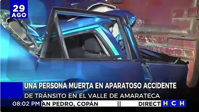 Fatal accidente vial deja una persona muerta en carretera al norte del país