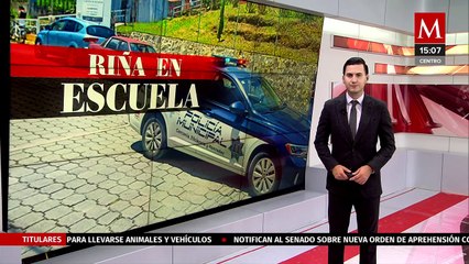 Riña estudiantil en secundaria de Metepec escala a amenaza con arma de fuego