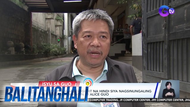 Atty. Stephen David, iginiit na hindi siya nagsinungaling tungkol sa lokasyon ni Alice Guo | Balitanghali