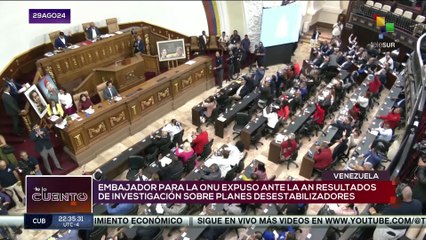 Embajador Moncada presentó pruebas de injerencia estadounidense en las elecciones de Venezuela