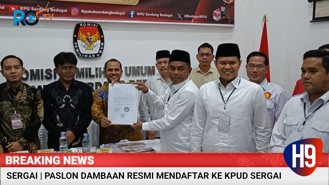 Paslon DAMBAAN MANTAB Resmi Mendaftar ke KPUD Sergai