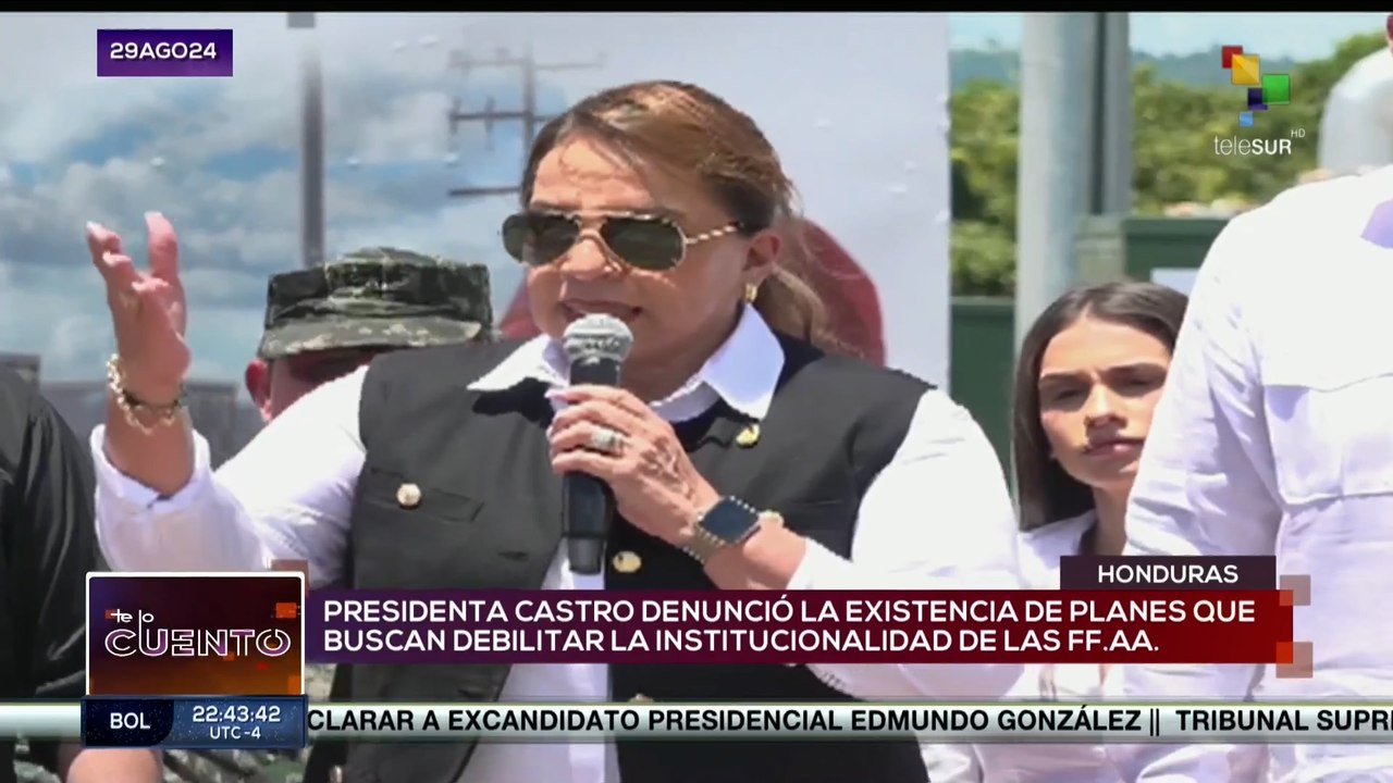 Te Lo Cuento 29-08: Pdta. Xiomara Castro denunció plan desestabilizador en su contra