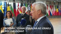 Josep Borrell szankciókat vezetne be a palesztinok ellen uszító izraeli politikusok ellen