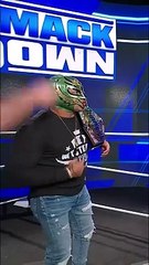 Logan Paul sucker punches Rey Mysterio _smackdown