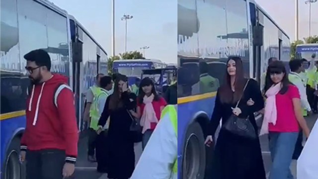 Aishwarya Rai Abhishek Bachchan Divorce Rumors के बीच Couple Dubai Airport Video Viral, Fans Shocked