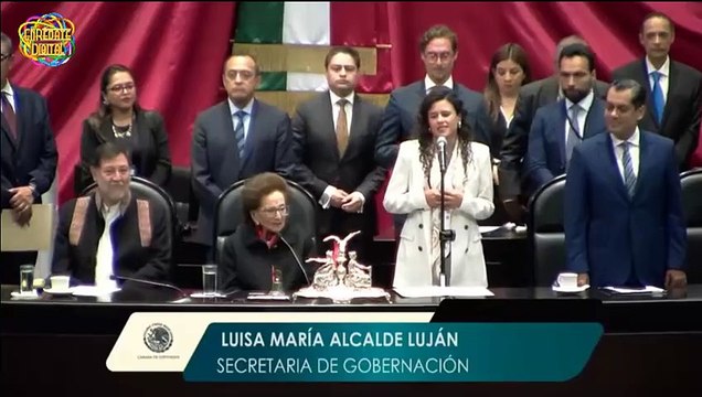 Luisa Maria Alcalde entrega el Sexto Informe de Gobierno