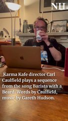 Karma Kafe playwright Carl Caulfield and composer Gareth Hudson discuss this new play.