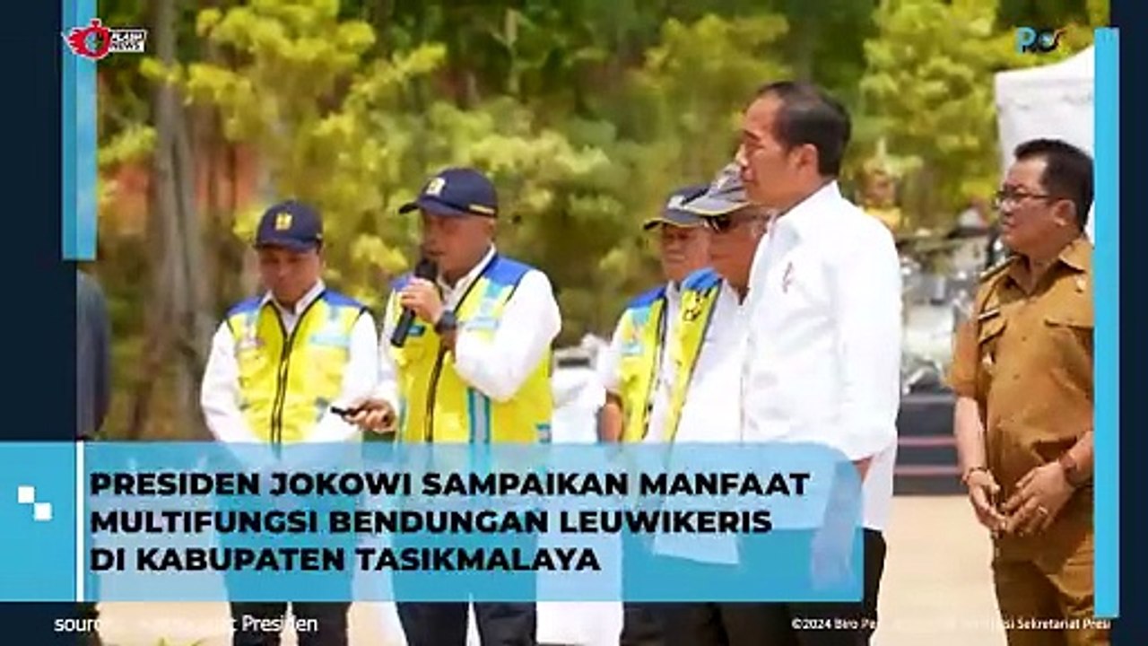Presiden meresmikan bendungan di Tasikmalaya