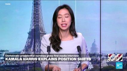 Harris says in first interview US ready to turn page on Trump