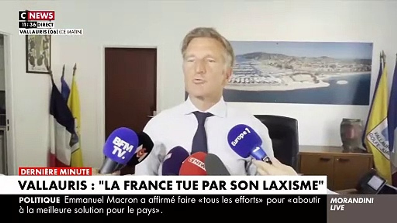 Fillette percutée par un motard lors d'un rodéo urbain - Regardez la colère du maire de Vallauris ce matin: "La France tue par son laxisme" - VIDEO