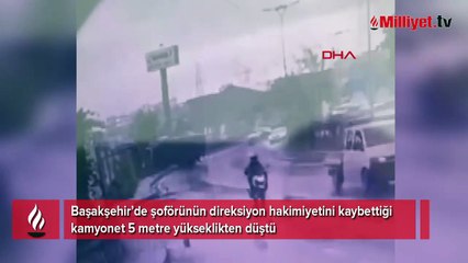 Başakşehir'de feci kaza! Kurtarma çalışmaları devam ediyor