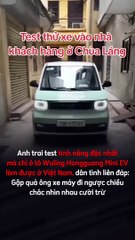 Small street, small alley Wuling Hongguang Mini EV right into home #supercar #driver #news #funny #car