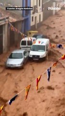 La DANA inunda Herrera de los Navarros en Aragón
