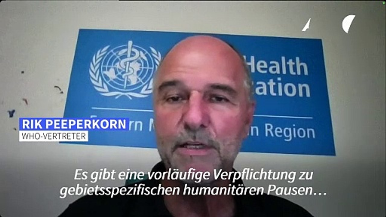 Gaza: Israel stimmt 'humanitären Pausen' für Polio-Impfungen zu