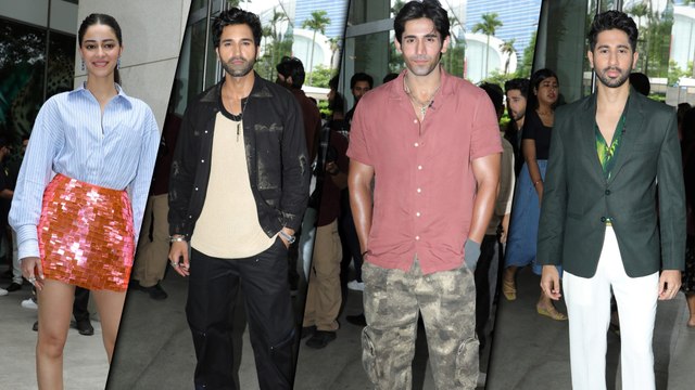 Ananya Panday, Gurfateh Pirzada, Varun Sood And Vihaan Samat Unite For The Upcoming Series 'Call Me Bae' Promotions