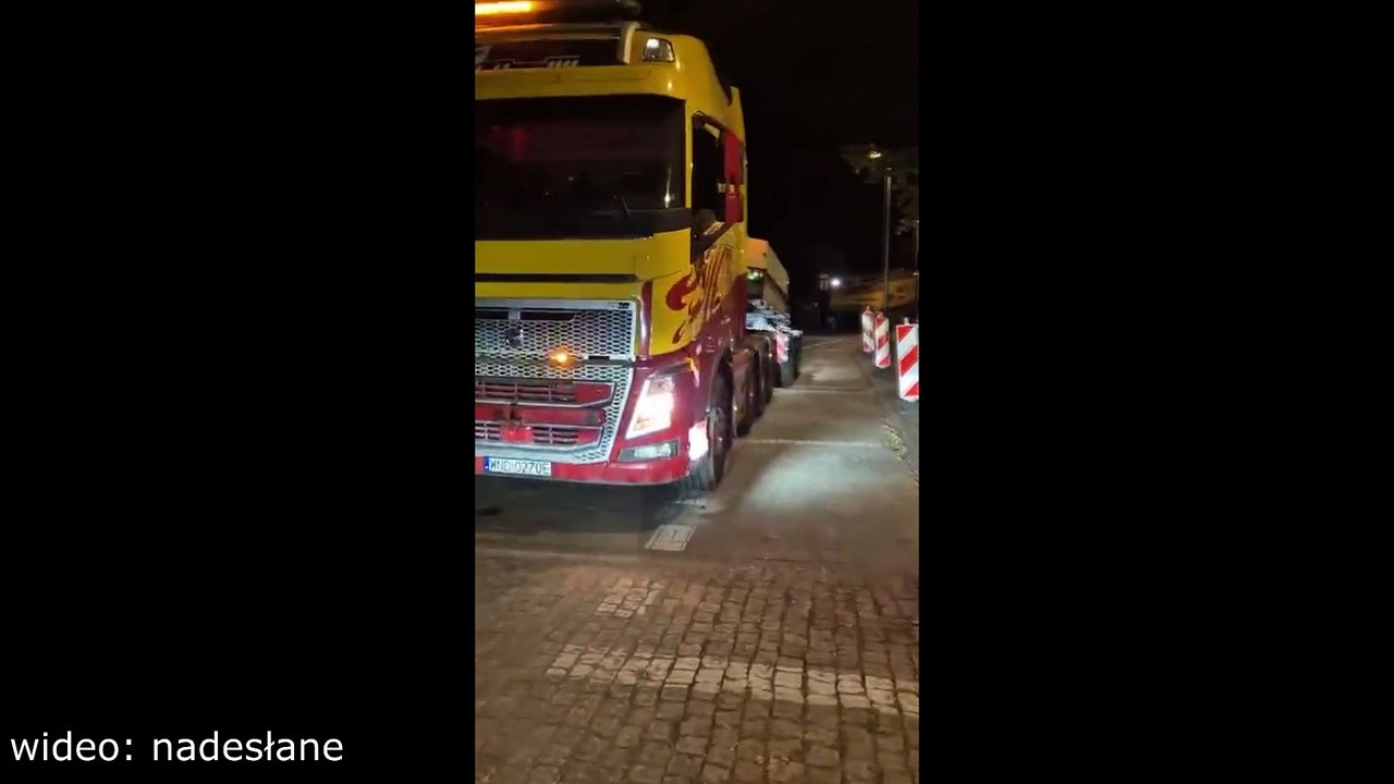 Międzyzdroje. Ciężarówka blokuje ulice