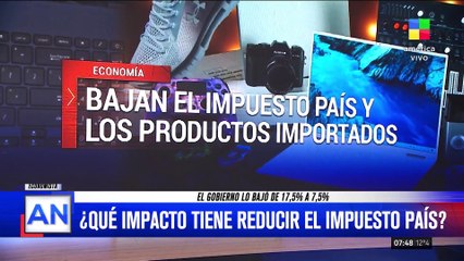 ¿Qué impacto tiene reducir el Impuesto País?: lo redujeron de 17,% a 7,5%