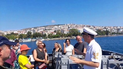 Sinop'ta askeri gemilere yoğun ilgi