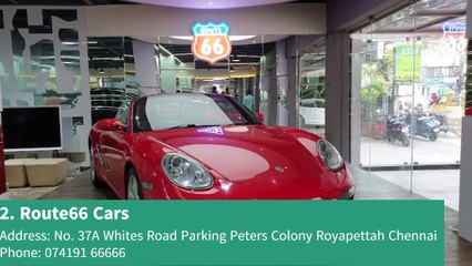 Chennai Top 10 luxury cars showroom in Chennai