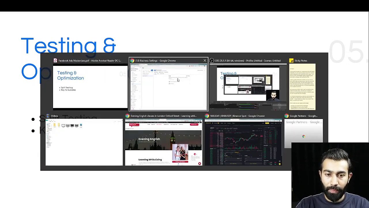 Testing & Optimisation