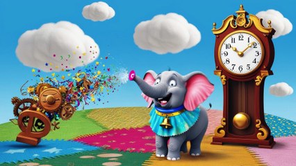 Hickory Dickory Dock but the Elephant SHOCKS Kids – Nursery Rhymes
