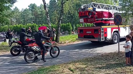 Pogrzeb Patryka Michalskiego, strażaka z Poznania