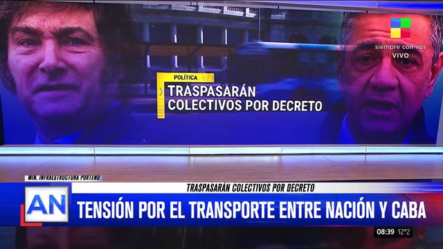 El Gobierno Nacional transfiere responsabilidad del transporte público a Buenos Aires