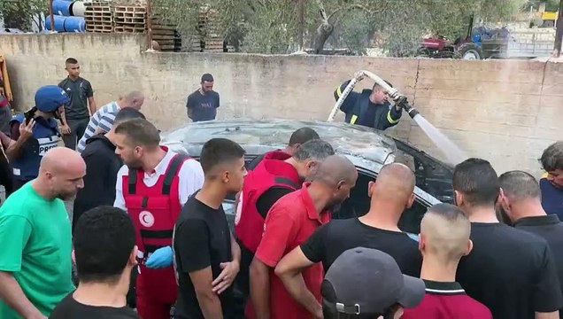 Bombardeo israelí mata a tres palestinos en tercer día de operaciones en Cisjordania