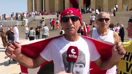 30 Ağustos Zafer Bayramı'nda vatandaşlar Anıtkabir'e akın etti