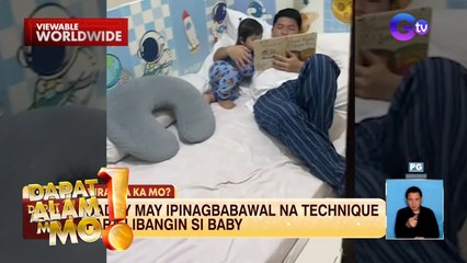 Mag-ama, kinatuwaan online dahil sa kakaibang ‘bedtime’ story | Dapat Alam Mo!