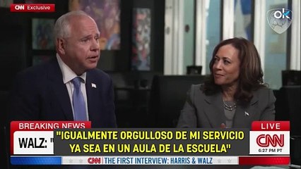 Así explica Walz sus mentiras sobre Afganistán: "Mi gramática no es siempre correcta"