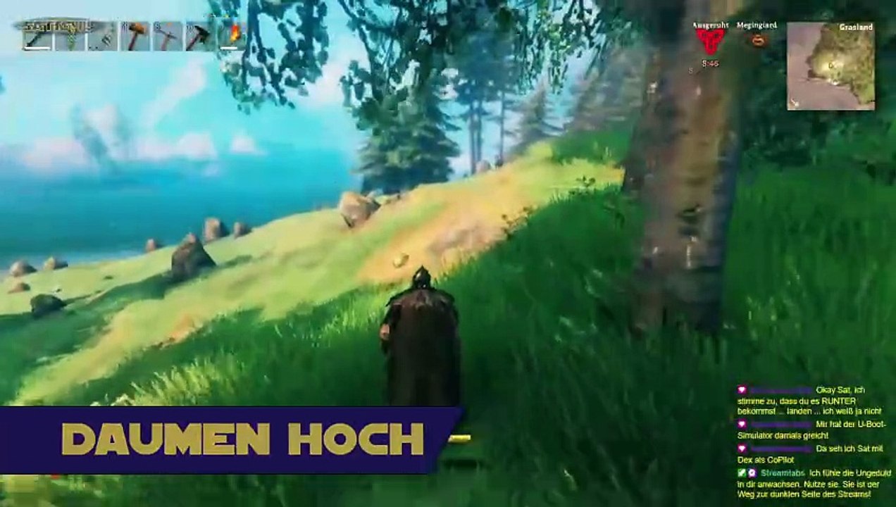 Nach dem Bau geht es ins Grüne. | Valheim | Ep. 42