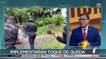 Presidente de Conapol analiza anuncio sobre implementación de toques de queda en Colón y San Miguelito