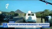 Reportan enfrentamientos y bloqueos en Culiacán, Sinaloa