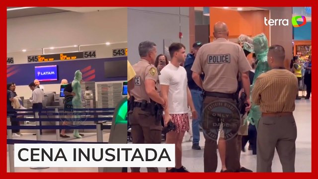 Passageiro é flagrado tentando se ‘despachar’ como bagagem em aeroporto nos EUA