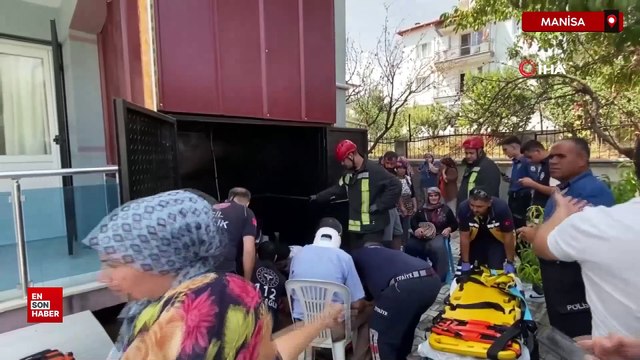 Manisa'da engelli asansörü 10 metreden zemine çakıldı
