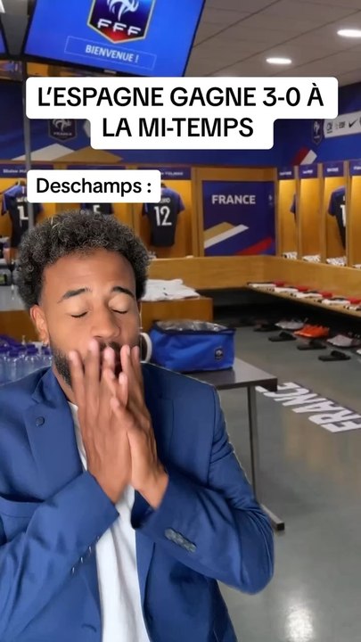 Deschamps à du serré à la fin du match
