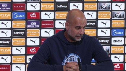 Pep jokes on Oasis tickets or West Ham prep