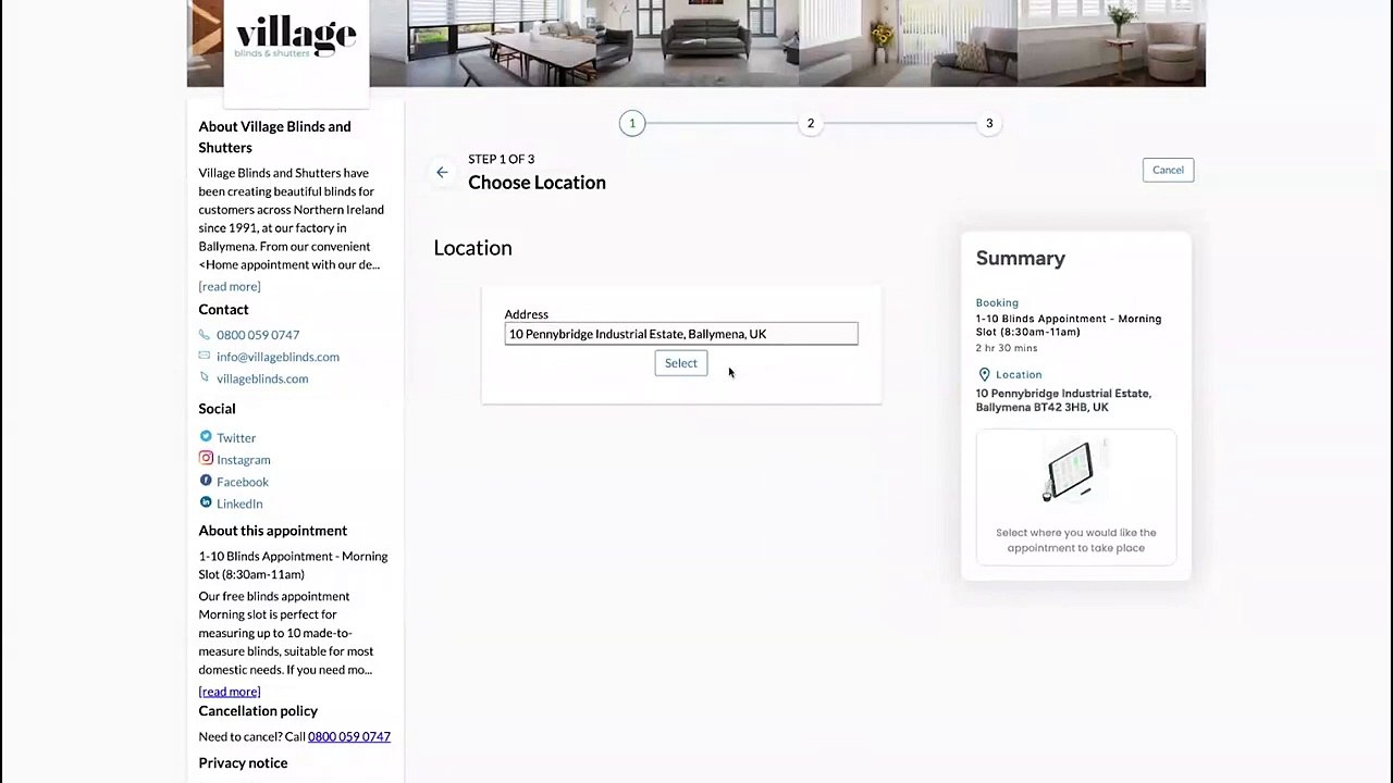 How to Easily Book Your Blinds and Shutters Appointment with Village Blinds & Shutters! ✨