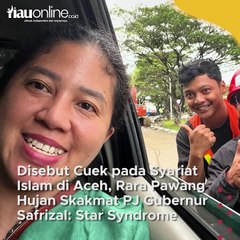 Disebut Cuek pada Syariat Islam di Aceh, Rara Pawang Hujan Skakmat PJ Gubernur Safrizal Star Syndrome